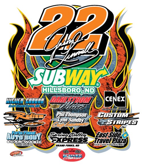 JASON LINNELL SPRINT CAR BACK