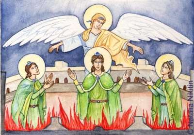 The four in the fiery furnace