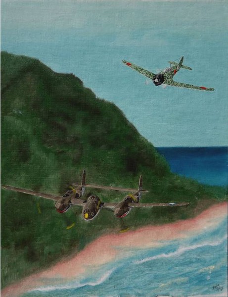 Zero and P-38
