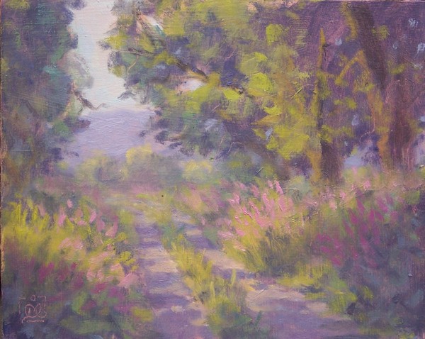 summer lane,late afternoon.