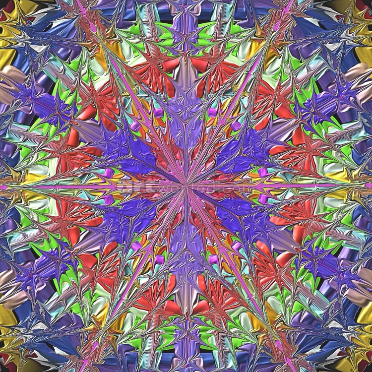 abstract colorfull digital painting