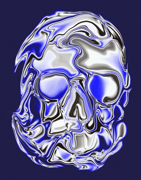 Chrome Skull by Jerry Carter | ArtWanted.com