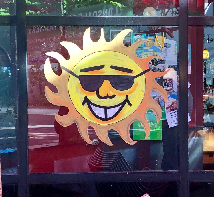 Sun Window Display