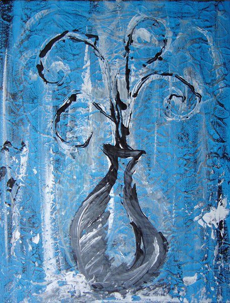 Vase and flowers IV