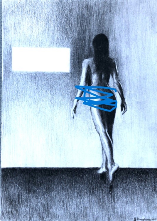 GIRL WALKING TO LIGHT