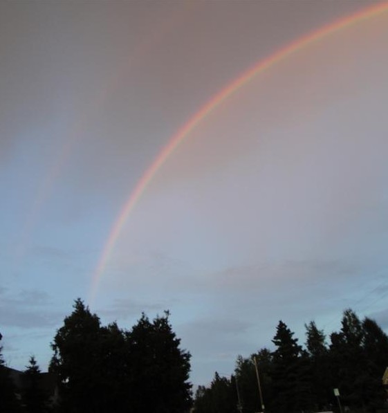 Over the Rainbow Home in Alaska