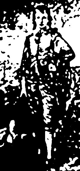 Black & white blue boy