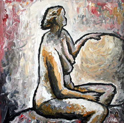Woman with Yellow Tones