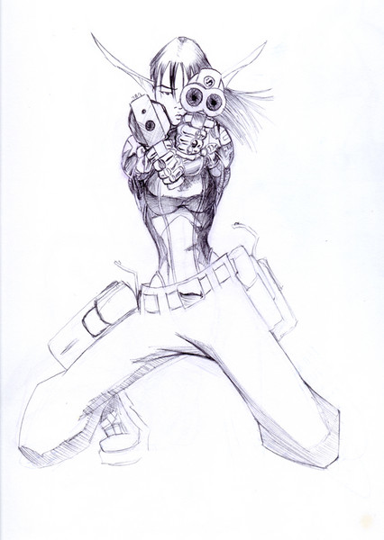 girl with gunz