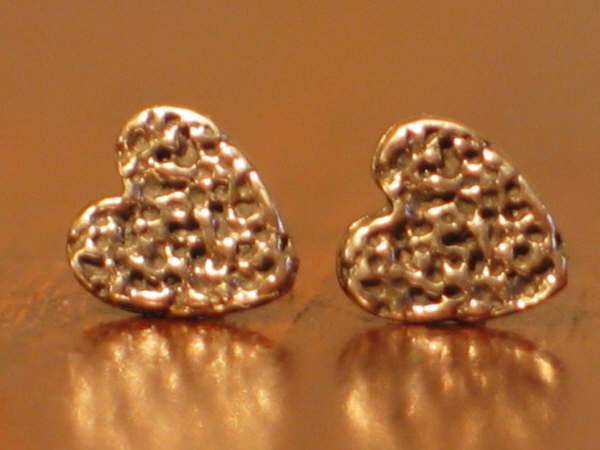 Sterling silver Heart Earrings