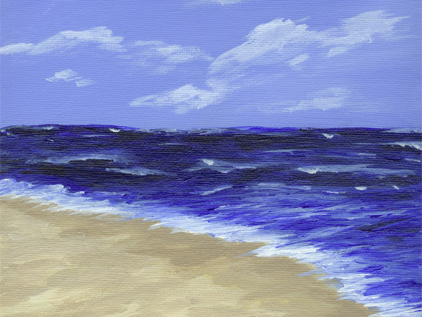 The sea