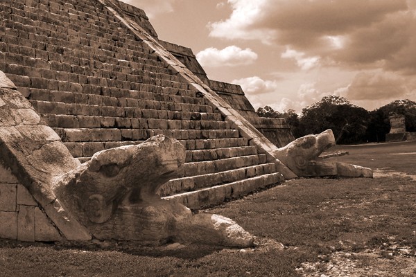 Serpents Guarding the Pyramid