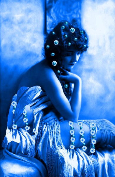 blue 20s girl
