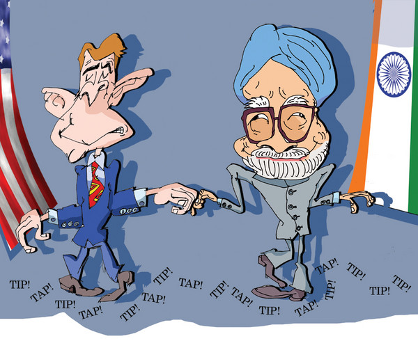 bush in india