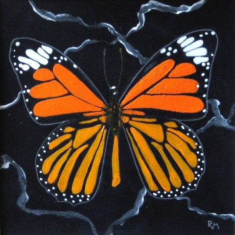 Orange butterfly