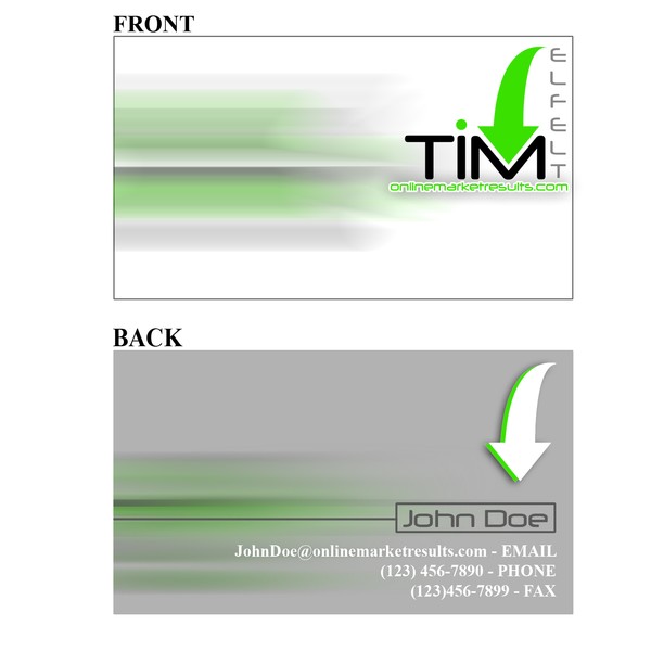 Business Card Design (contest)