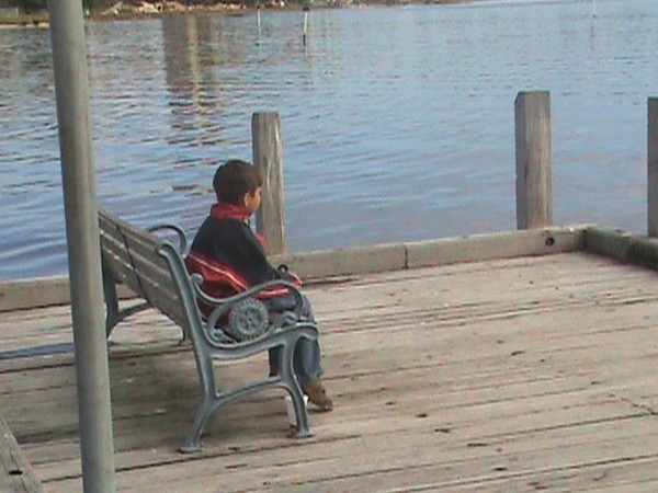 Sitting on the dock