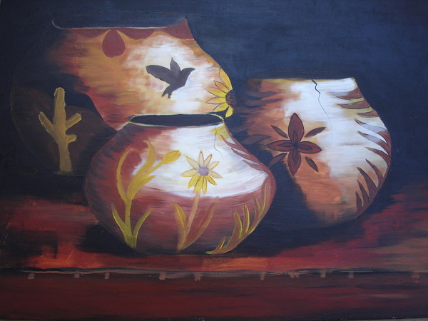 Pots on the selve