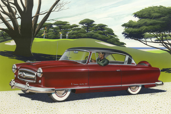 1953 Nash Rambler Automobile Airbrush Painting Art