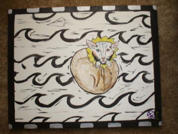 Flash Photography: Black and White Woodcut