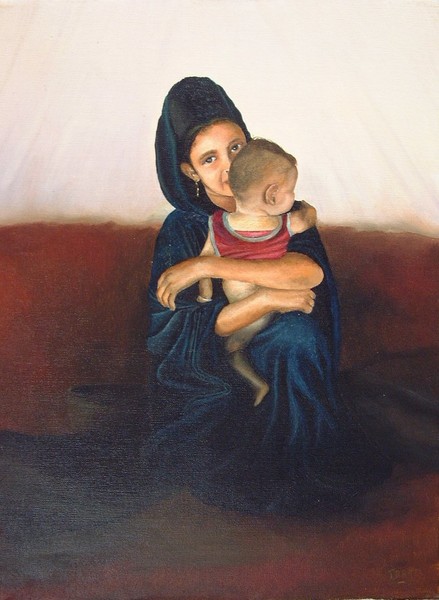 Miriam and her son Achmed