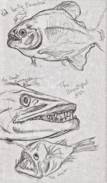 Fish with teeth