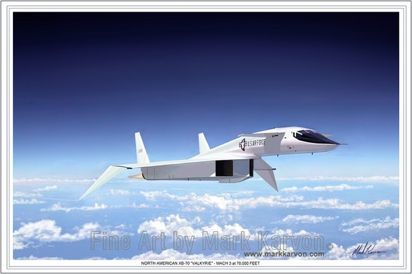 Valkyrie at Mach 3 & 70,000 Feet
