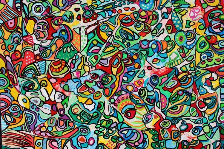 high quality colorful abstract for printed versions
