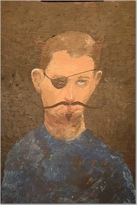 Vandalized Portrait