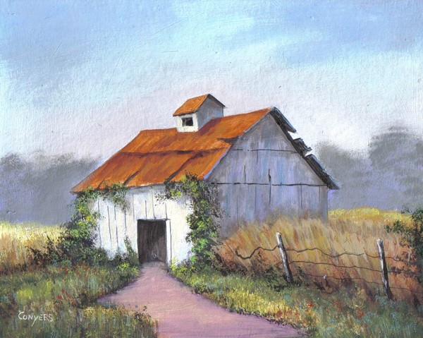 Old White Barn