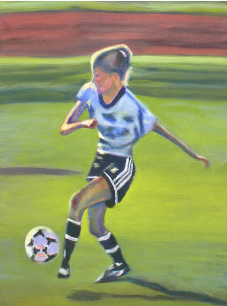 Eliza Playing Soccer