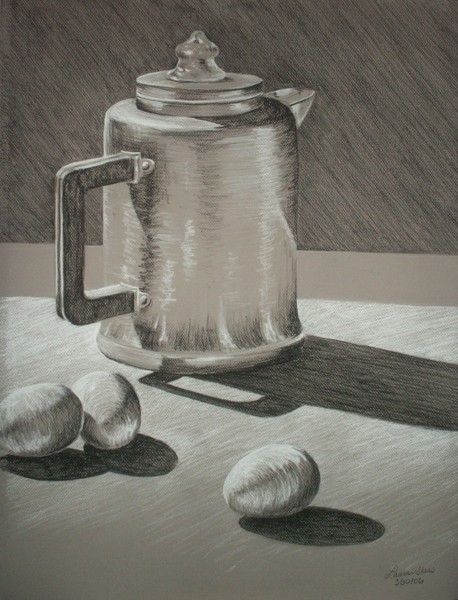 Coffeepot and Eggs