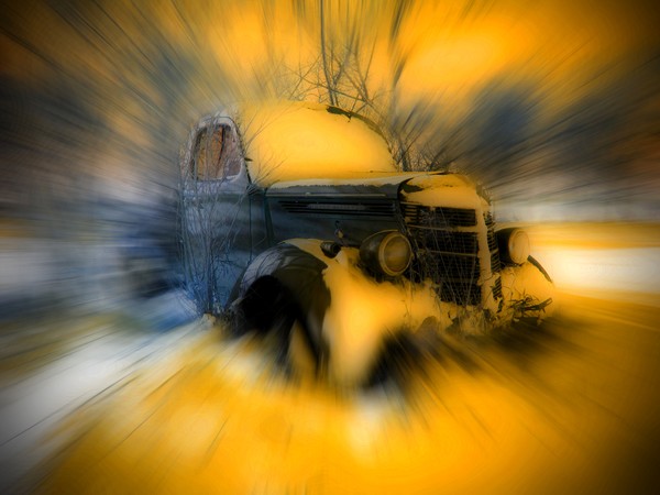 Antique Truck Abstract-6582