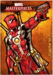 Deadpool MM08 AP Sketch Card