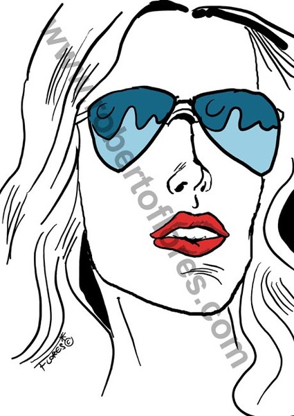 Girl glasses