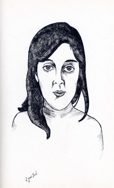 Portrait of a young woman