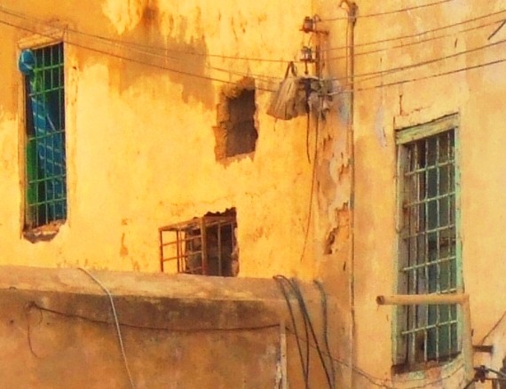 Old house in the old city 