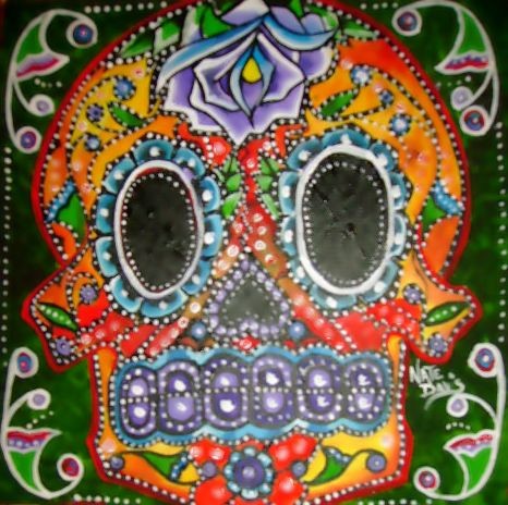 traditional sugar skull