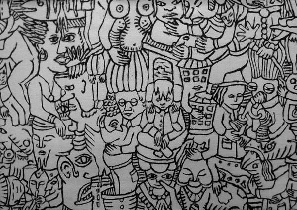 Fragment #8- ( A4 size format) - out of an oil p