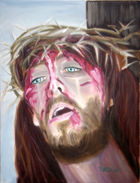 Jesus (after he was beat up)