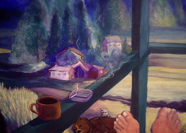 the porch