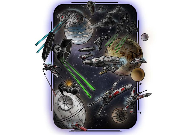 star wars space battle