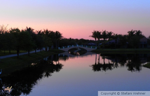 bridge in the twilight