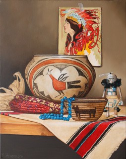 Redwing - American indian Still life by K Henderso