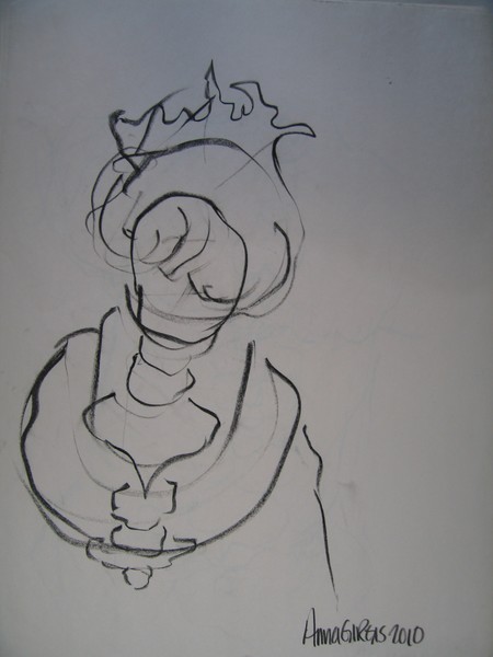 unfinished 1st layer drawing