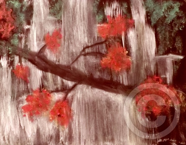 Flowers Before The Falls