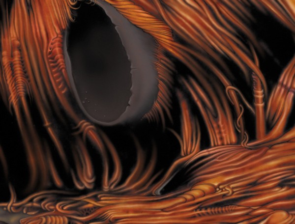 This is a detail from FUNERAL PYRE