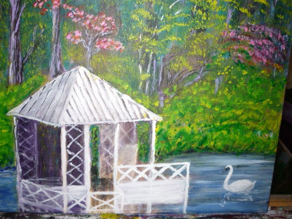 GAZEBO/W/SWAN