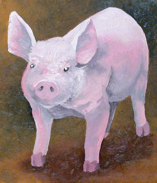 Winnie in Oils