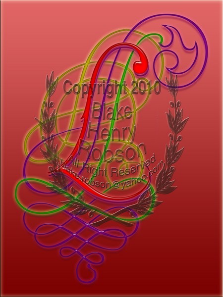 Pictorial Alphabet Letter L Ornamental
